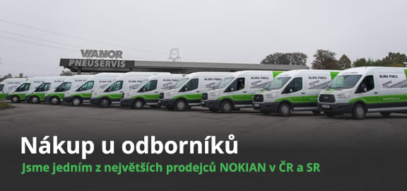 jsme jedním z největších prodejců NOKIAN TYRES v ČR a SR...